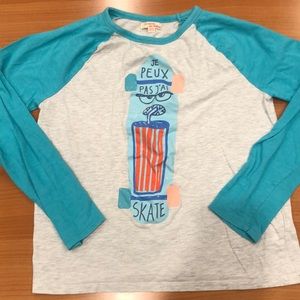 Dpam from France boys long sleeve skate tee
